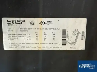 Used Tandem Chillers 70 Ton Tandem Chillers Chiller, Model WX070DZV Chillers Ohio US | Federal Equipment Company #1337720