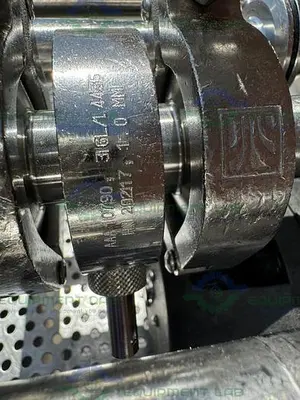 USED 4 ITT PURE FLO ADVANTAGE STAINLESS STEEL DIAPHRAGM VALVE W/ 1" SANITARY FITTING