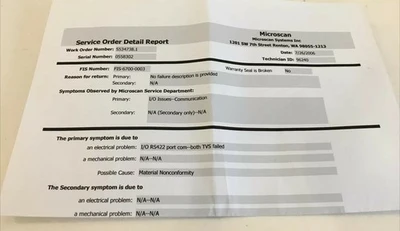 USED Microscan Barcode Scanners Decoders FIS-6700-0003