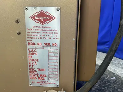 Used W.T. LAROSE & ASSOCIATES, INC. 160B Misc Plastics Equipment Ohio US | HGR 24 #1325304