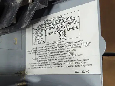 USED SQUARE D CHU361AWK