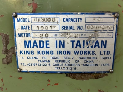 30"x120"cc KINGSTON Engine Lathe