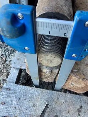 Used AFTERMARKET 6” X 25” CABLE TOOL DRILLING CHISEL BIT Other Cutting Tools Pennsylvania US | East West Machinery & Drilling #1417247