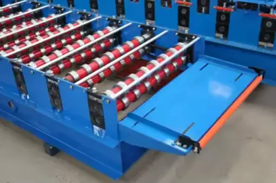 Deep Rib Roof Deck Roll Forming Machine – UAE