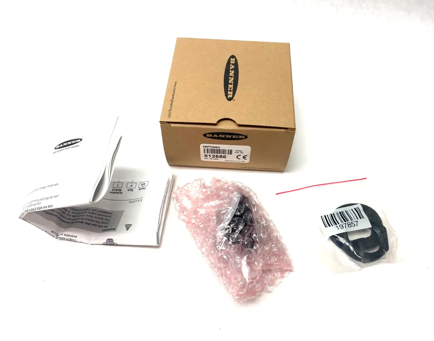 NEW BANNER ENGINEERING K50 PRO COMPACT TOUCH DISPLAY W/ IO-LINK 4-DIGIT 7-SEG