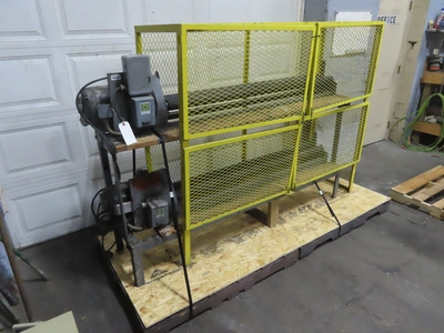 60" Jar Roller Mill, two tier, 2 drives, 2.5" x 60" long rolls
