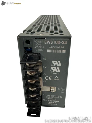 Used NEMIC-LAMBDA EWS100-24 Power Supplies Kentucky US | Industrial Parts R Us Inc. #908908