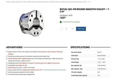 USED ROYAL PRODUCTS 44235