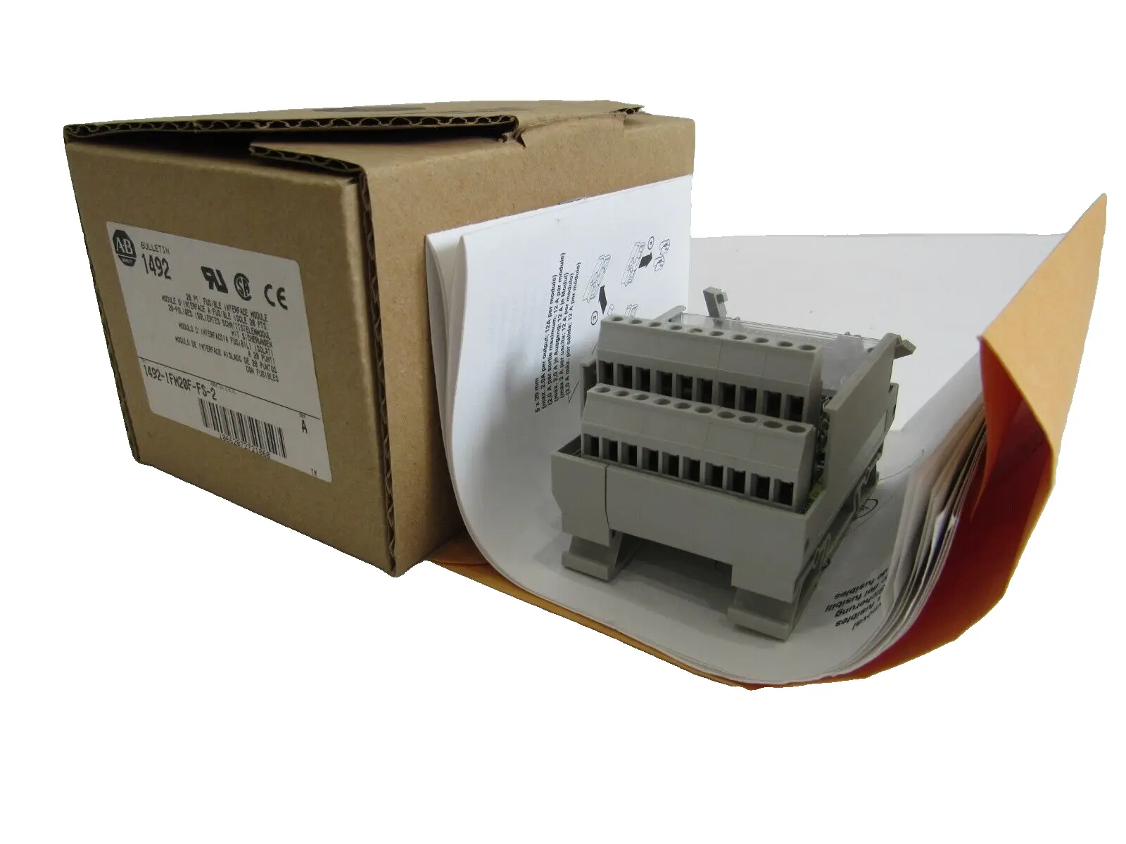 ALLEN BRADLEY 1492-IFM20F-FS-2 INTERFACE MODULE 1492IFM20FFS2 NEW, SURPLUS