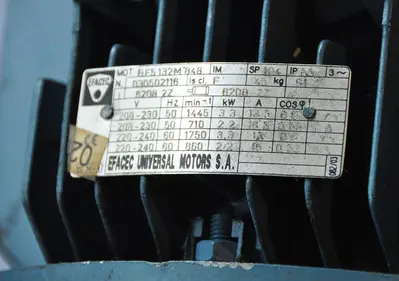 USED ZM EFACEC MOTOR 3,3 KW