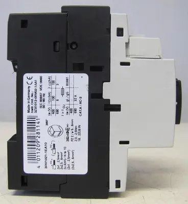 Siemens 3RV1021-1EA10 Manual Motor Starter Circuit Breaker 4 Amps 4A