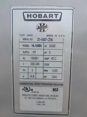 USED HOBART® HL1400N