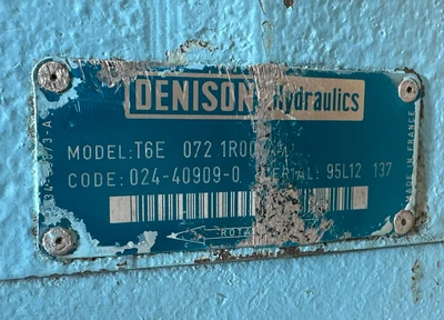Used DENISON T6E-072-1R00-A1 Hydraulic Pumps Indiana US | J&J Industrial Supply #1309083