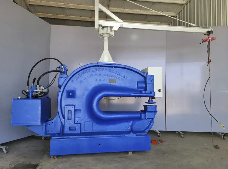 Used HILLES & JONES 4 Deep Throat Presses Texas US | FMI Trading #679583