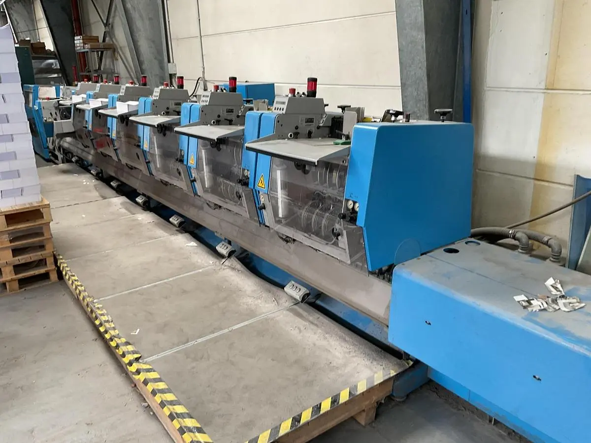 Used 2007 MULLER MARTINI PRIMA PLUS AMRYS FULLY AUTOMATIC SADDLE STITCHER Saddle Stitchers Illinois US | Capital Equipment Solutions #1309376