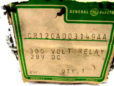 NEW GENERAL ELECTRIC CR120AD03149AA RELAY SERIES A