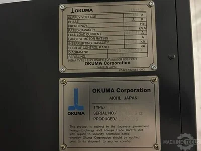 USED 2017 OKUMA VTM-100