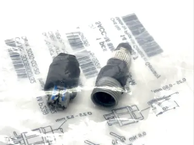 SACC-M 8MS-4QO-0,5-M,1441037 | Phoenix Contact SACC-M 8MS-4QO-0,5-M Connector M8 4-Pin Male 1441037 - New