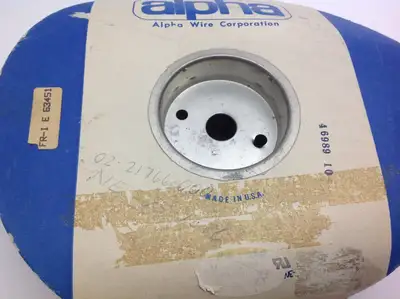 New | in-Stock Alpha Wire 5170 Sleeve Black 100’, Approx, 1/4” Diameter Cable & Wire Michigan US | Maverick Industrial Sales #1495589