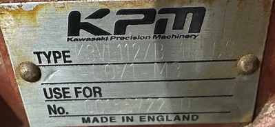 KPM K3VL112 50HP HYDRAULIC PUMP