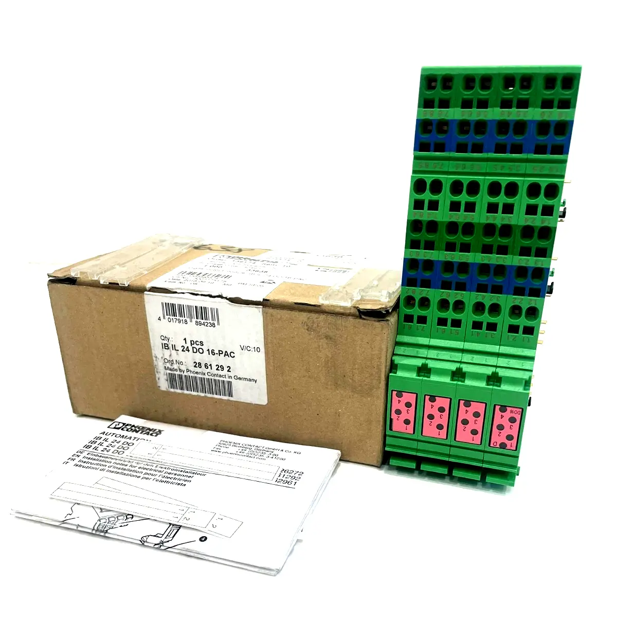 NEW PHOENIX CONTACT IB IL 24 DO 16-PAC OUTPUT TERMINAL IBIL24DO16PAC