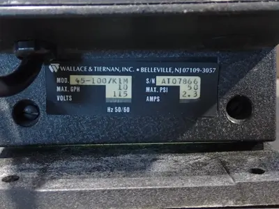 Used WALLACE & TIERNAN 45100/K1M Pumps Ohio US | HGR 24 #900601