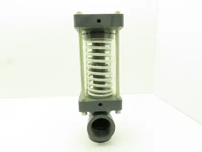 Plast-o-matic DS200LV-NO 2" Shutoff Valve PVC Spring Return NO Pneumatic Powered