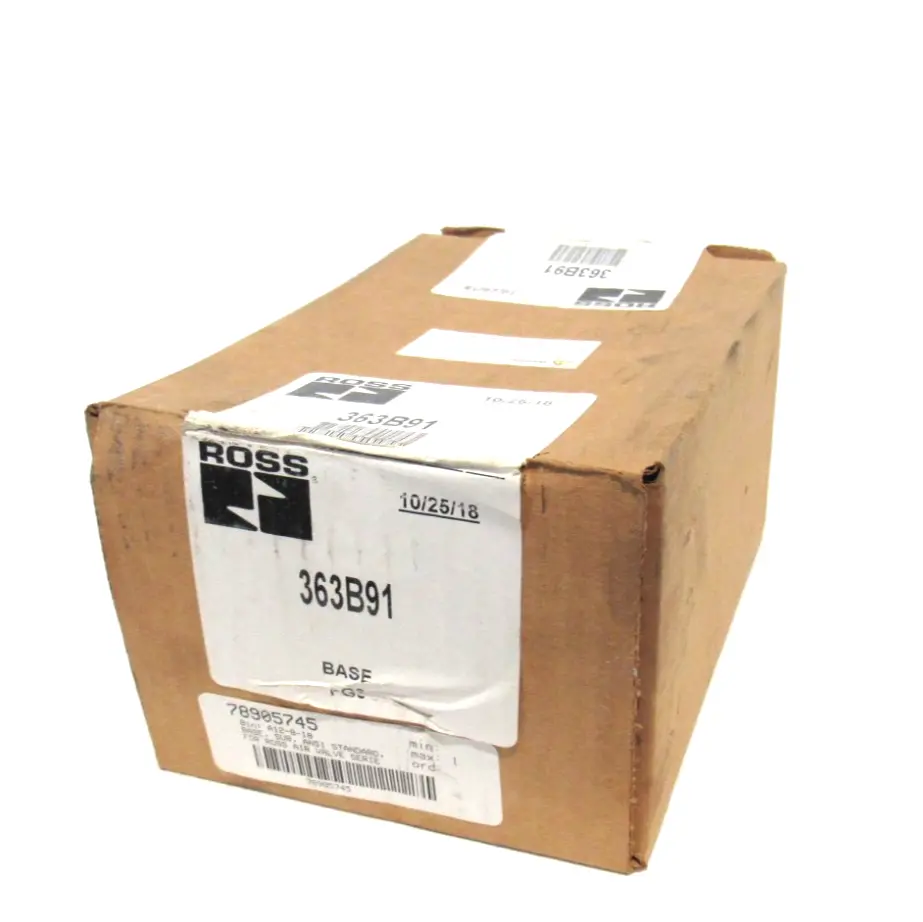 NEW SEALED ROSS CONTROLS 363B91 SUB BASE ASSEMBLY