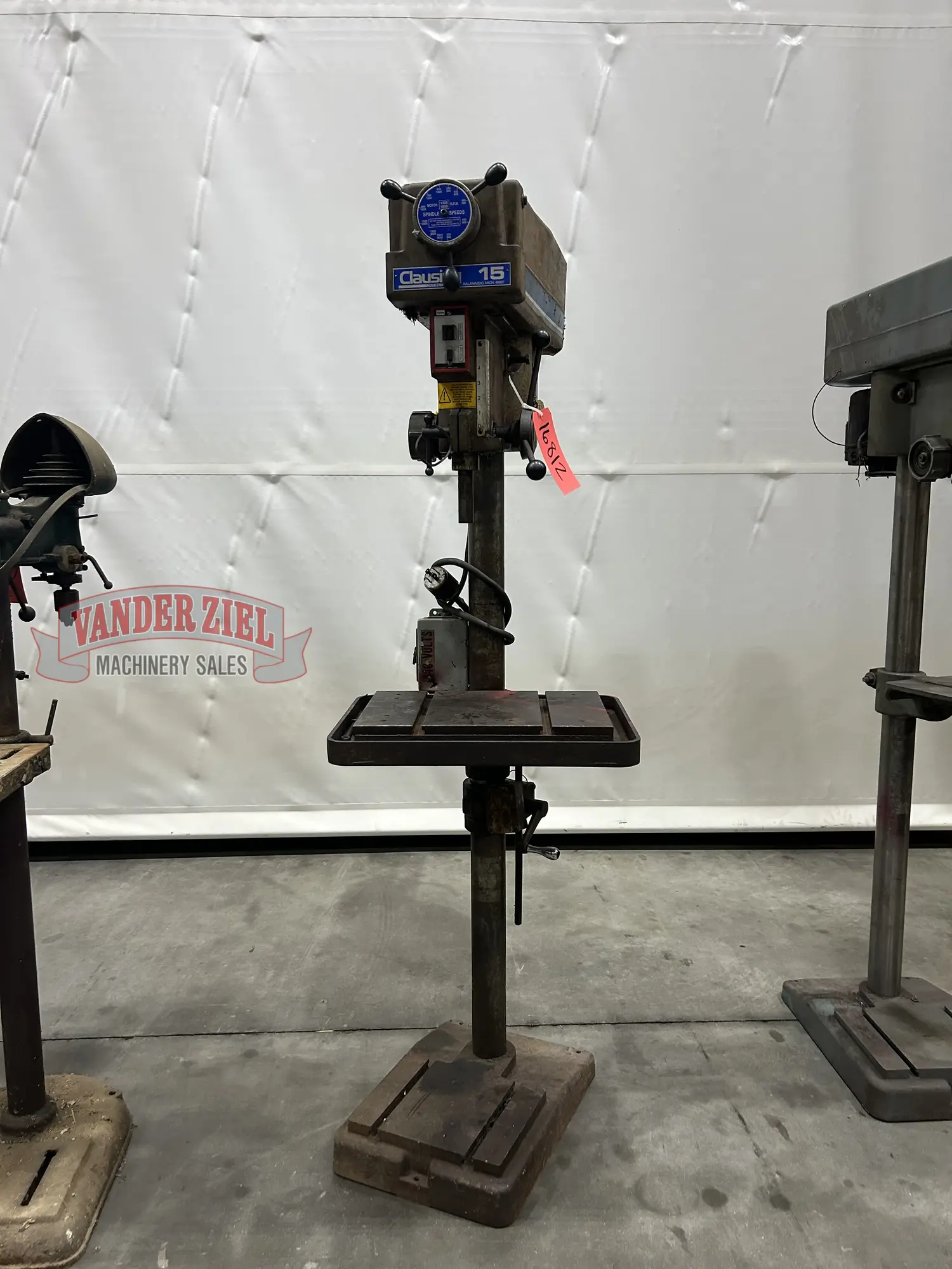 Used CLAUSING 1767 Heavy Duty & Sensitive Single Spindle Drills Michigan US | Vander Ziel Machinery Sales #480414