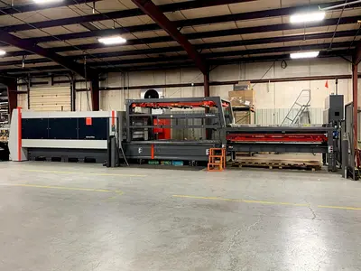 Used 2017 BYSTRONIC BYSMART FIBER 3015 Laser Cutters Illinois US | Machine Factory Outlet #1262743