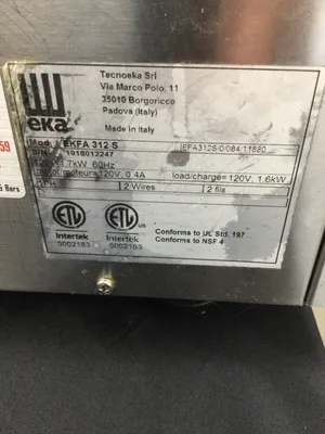 Global Solutions EKFA-312S, Electric Countertop 1/2 Pan Conv Oven Works 115v 1Ph