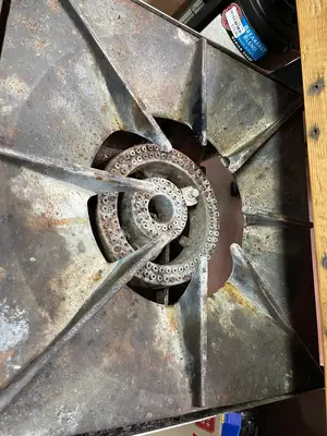 Used Jade Used Jade Range JSP-182 2 Burner Commercial Stock Pot Range, Natural Gas Commercial Ranges Illinois US | Falcon Restaurant Supply #1376196
