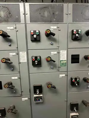 MCC Section w/ 31 x Buckets & 6 x VFD's