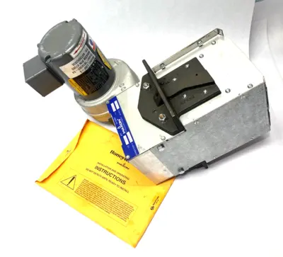 USED MAXON, HONEYWELL BURNER NATURAL GAS LINE BURNER 0.5FT W/ LMF-3 BLOWER MOTOR