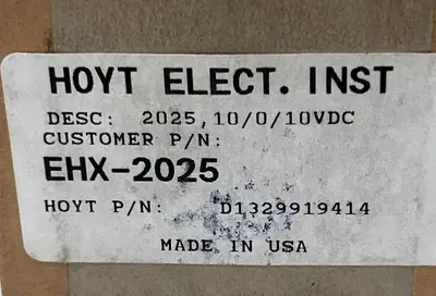 New | in-Stock HOYT EHX-2025 Meters - Misc Ohio US | Surplus Asset Holdings #1227817
