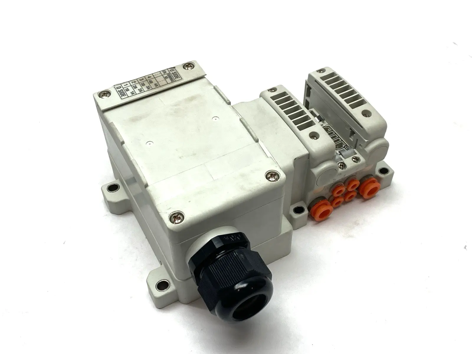 VV5QC11-02N3TD0-S | SMC  Terminal Base Mount Plug In Manifold - Used
