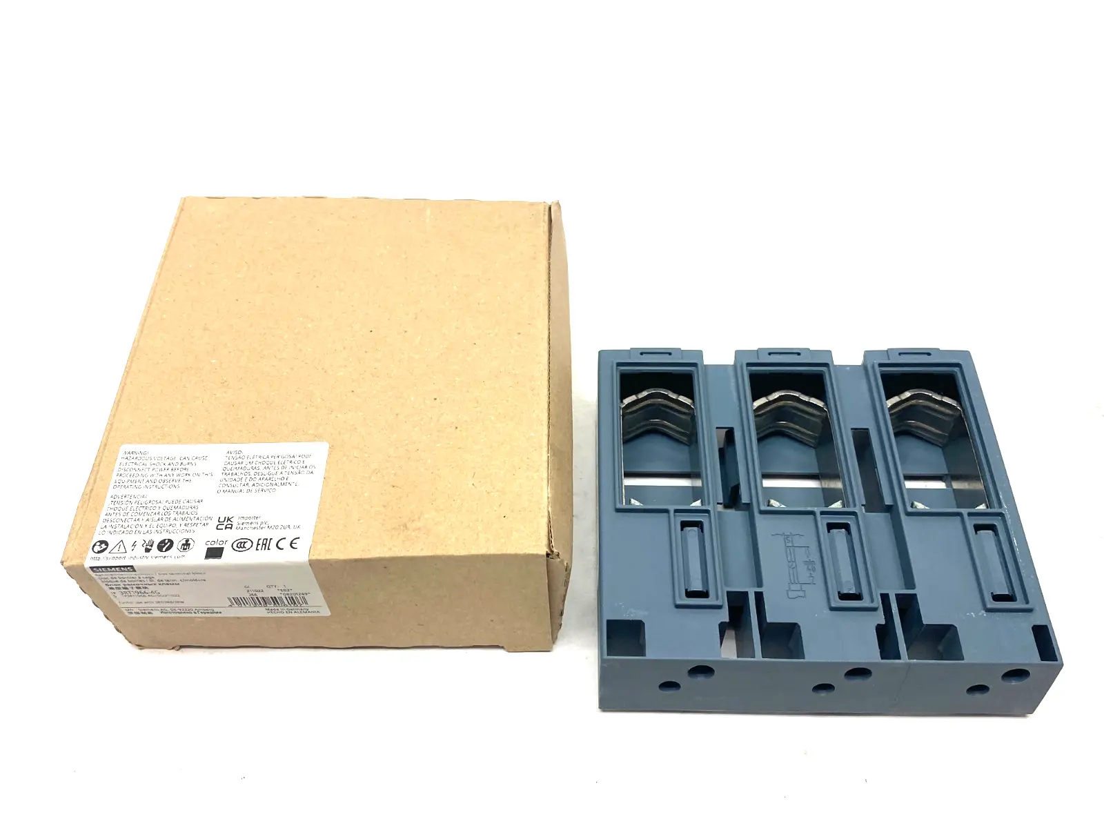 USED SIEMENS FRAMING TERMINAL BLOCK BOX UP TO 240MM² CONDUCTOR S10/S12