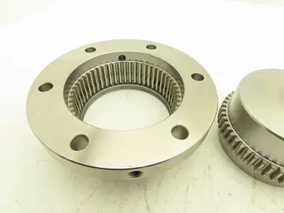 Ameridrives F-202 Gear Coupling 4" Hub & Sleeve Assy 7" Flange RSB Stock Bore