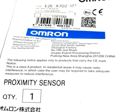 NEW OMRON E2E-X7D2-M1 PROXIMITY SWITCH 12/24VDC E2EX7D2M1