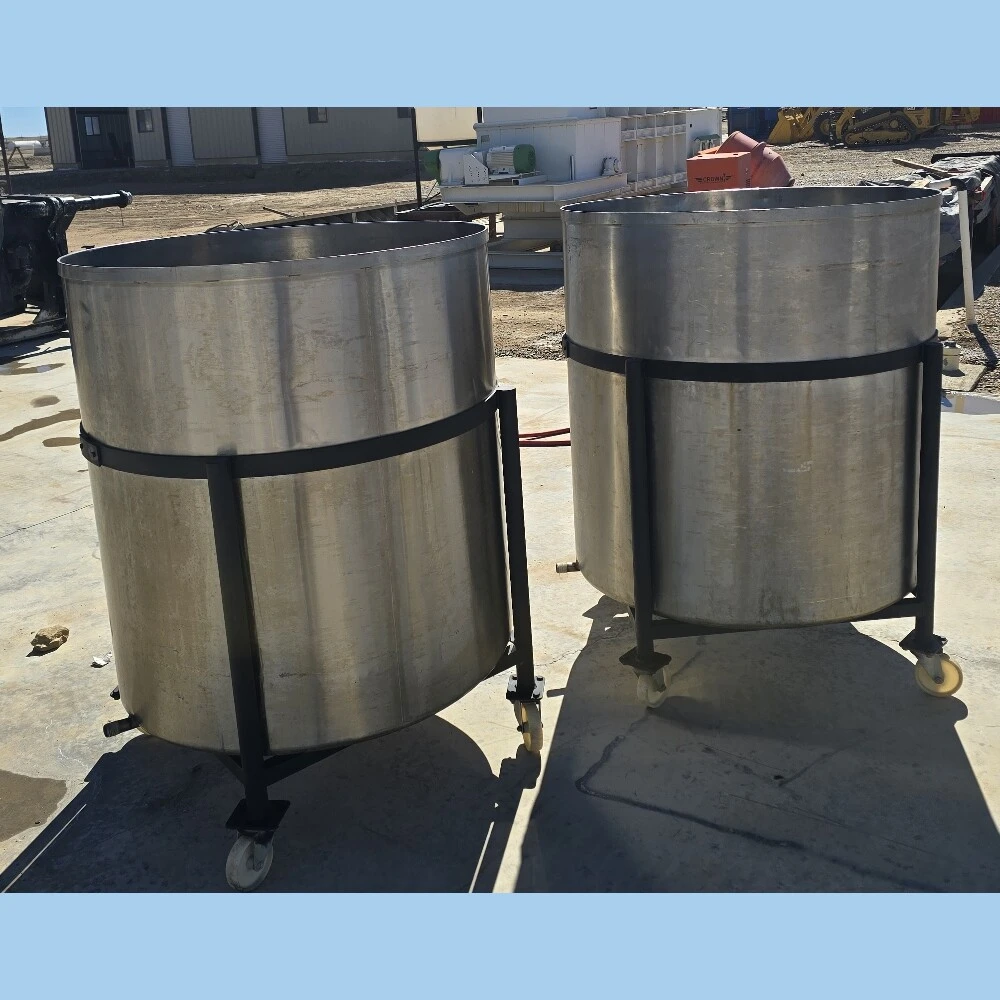 250 Gallon Stainless Steel Open-Top Tanks