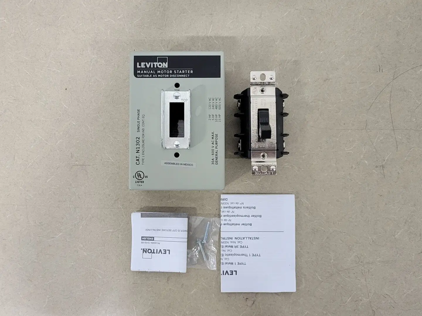 NEW LEVITON N1302-DS