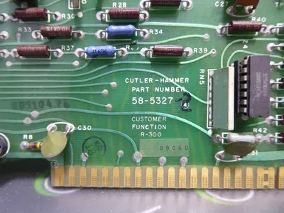 Cutler Hammer 58-5327-2 Control Board R-300 Used