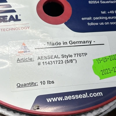 NEW Aesseal P770TP-0625-B10