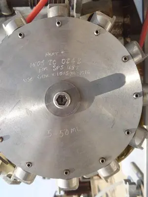 USED M&O PERRY SPS VACUUM STOPPERING MACHINE