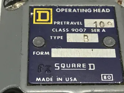 USED SQUARE D 9007-C52B2