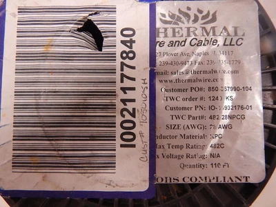 New | in-Stock THERMAL _UNKNOWN_ Cable & Wire Texas US | OCO Industrial #1677935