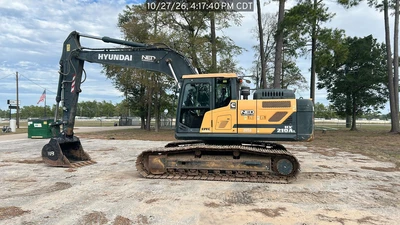 Used 2023 HYUNDAI HX210AL Excavators Texas US | National Equipment Dealers #1422423