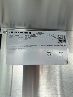 130-0219 Hussmann 2 Sided Hot Food Grab and Go