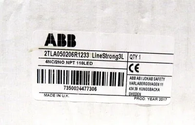 NEW ABB 2TLA050206R1233 LINESTRONG 3L SAFETY STOP SWITCH