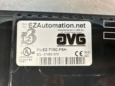 AVG AUTOMATION 10” TFTColor Display HMI EZ-T15C-FSH/EZT15CFSH TESTED(2F-1)